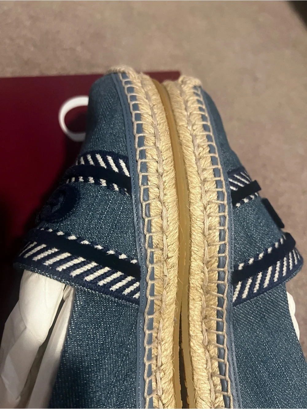 Gucci Ines Espadrille Flat